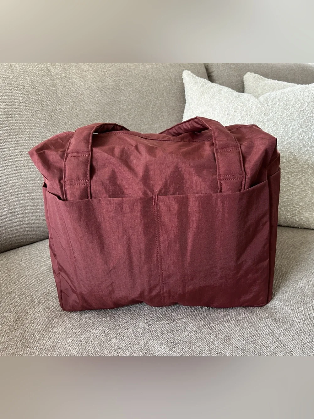 NWT Baggu Small Cloud Carry-on - Mahogany